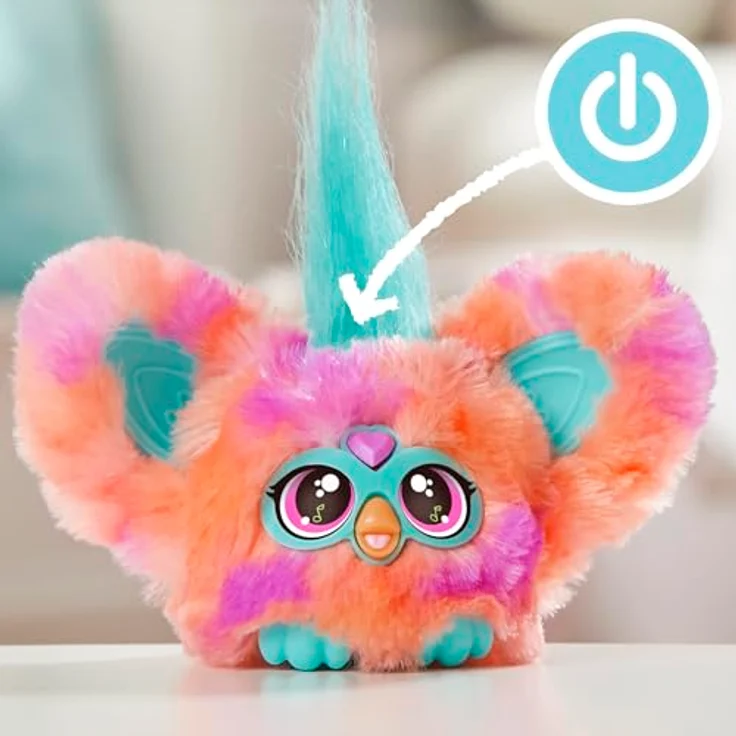 Furby Furblets Ree-Mix Mini, interaktives Plüschtier in Pastellfarben mit über 45 Geräuschen, für Kinder ab 6 Jahren, originelles Wichtelgeschenk – Bild 4