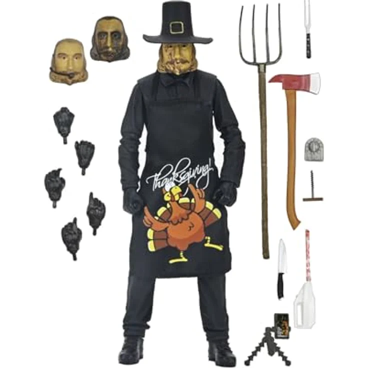 NECA Ultimate John Carver No Leftovers Version, 18 cm Scale Action Figur für Thanksgiving – Bild 2