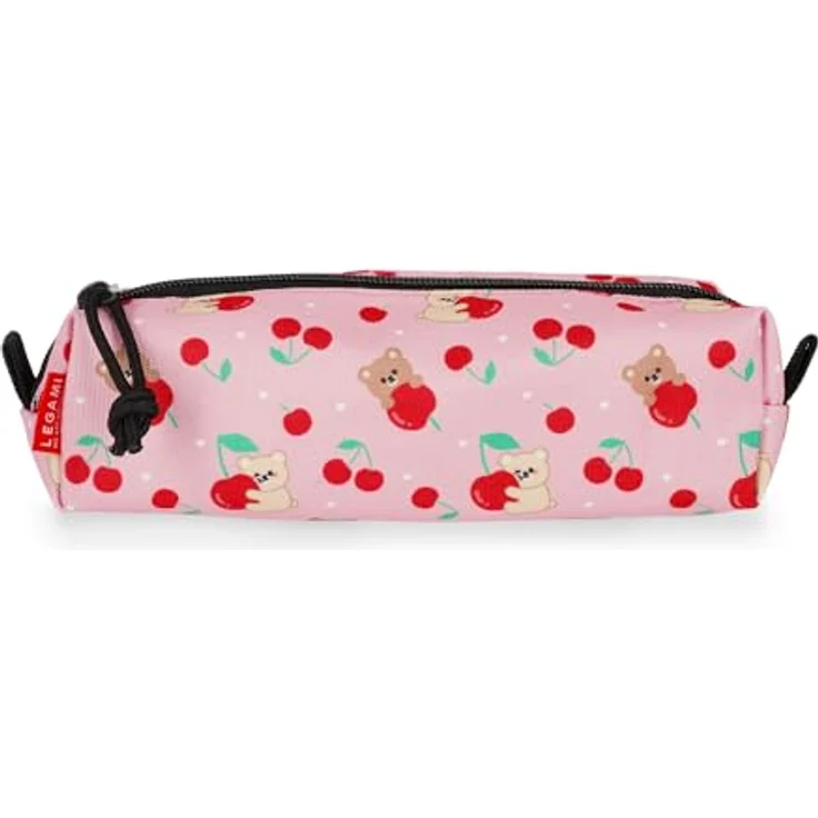 LEGAMI My Pencil Case Teddy Bear, Reißverschluss, aus recyceltem Polyester, 22 x 6 x 6 cm – Bild 3