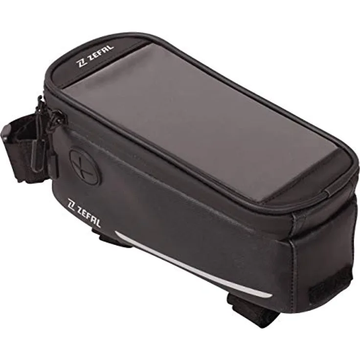 Zéfal Unisex – Erwachsene Oberrohrtasche Console Pack T2 schwarz, 205x95x110mm, 1,2 ltr. (1 Stück), Universal