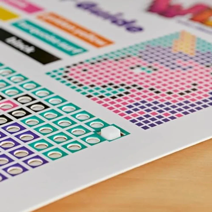 Crayola Farbabsorbierendes Pixel-Kunst-Set - Tiere, Malvorlagen für kreative Künstler – Bild 5