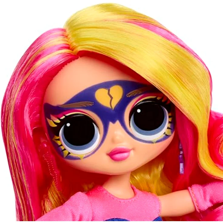L.O.L. SURPRISE! Anziehpuppe OMG Eye Spy - Superhero mit Farbwechsel und interaktivem Playset – Bild 5