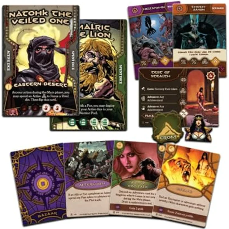 Gale Force Nine The Adventures of Conan: Queen of The Black Coast and Nemedian Chronices, Brettspiel Erweiterung – englisch – Bild 5