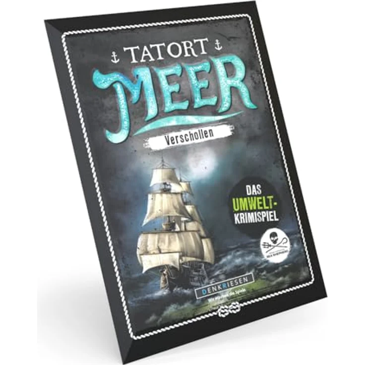DENKRIESEN - Tatort Meer Verschollen | Spannendes Krimispiel für Erwachsene & Jugendliche für 1-6 Personen I Escape Spiel für Zuhause ab 14 Jahren | Mit Sea Shepherd im Spiel – Bild 1