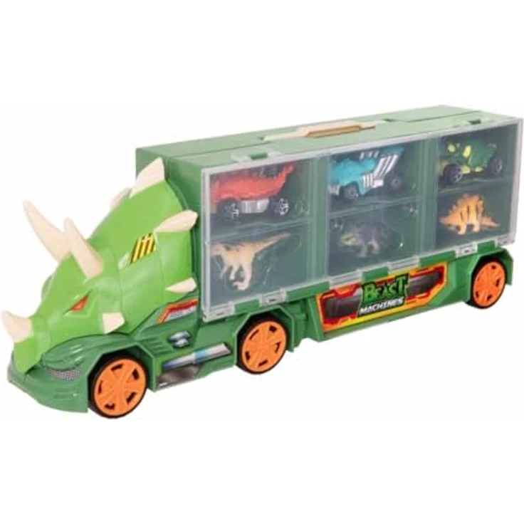 Teamsterz Beast Machines Transporter Dinosaur, Spielzeugauto für Kinder ab 3 Jahren, robust und kreatives Lernspielzeug – Bild 4