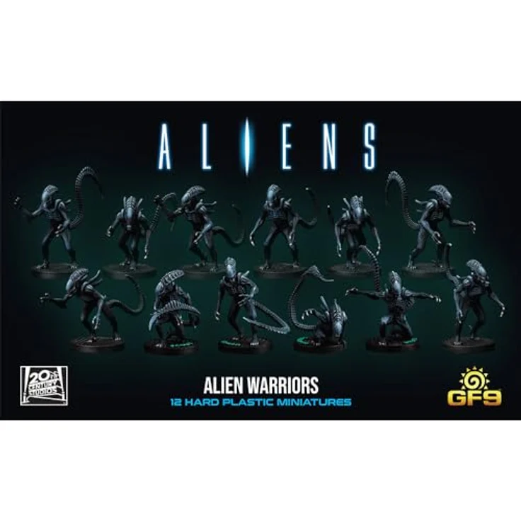 Gale Force Nine Alien Warriors (2023), Small, Schwarz - Brettspielzubehör – Bild 4