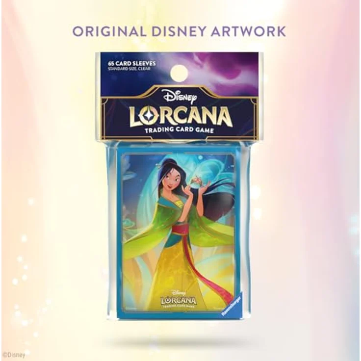 Ravensburger Disney Lorcana Trading Card Game: Mythen - Kartenhüllen Mulan, Schutz für Standard-Sammelkarten, mattes Finish – Bild 4