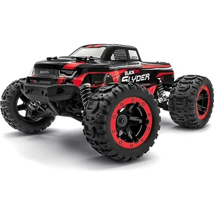 Maverick Monster Truck, ferngesteuert, 4WD Blackzon Slyder, Rot, 1/16 RTR - Kinder 7-11 Jahre
