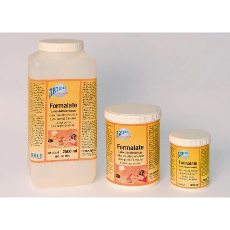 CREARTEC Modelliermasse Latexmilch, 300 ml - Lufttrocknend, geeignet zum Ausgießen von Gießharz, Wachs - Transparent – Bild 2