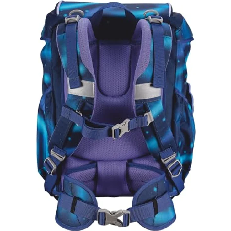 DerDieDas ErgoFlex Superlight Luna Set 5-teilig, leichter Schulrucksack für die Grundschule, ergonomisch & sicher, ca. 22 l Volumen, für Mädchen und Jungen – Bild 3
