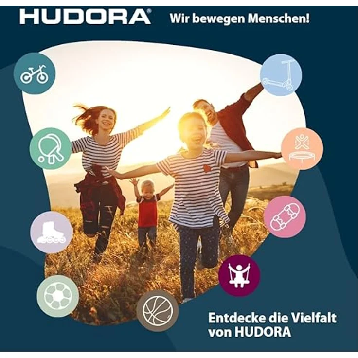 Hudora Cityroller Scooter Start 200, höhenverstellbarer und zusammenklappbarer Cityroller für Kinder und Erwachsene bis 100kg mit Ständer – Bild 8