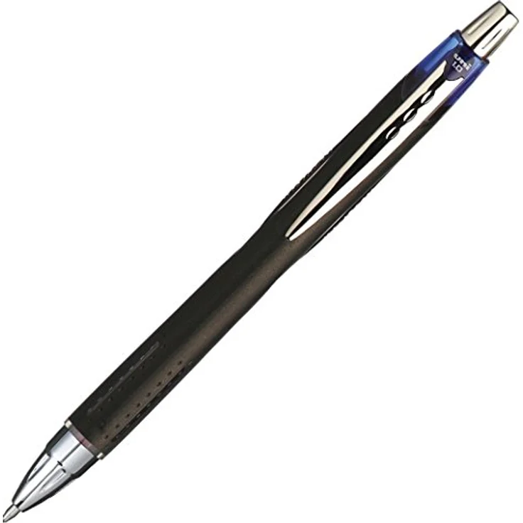 Uni-ball Jetstream, Schreibstifte mit ergonomischem Griff, wasserfester Tinte, 1 mm Mine (Blau, 12er Pack) – Bild 2