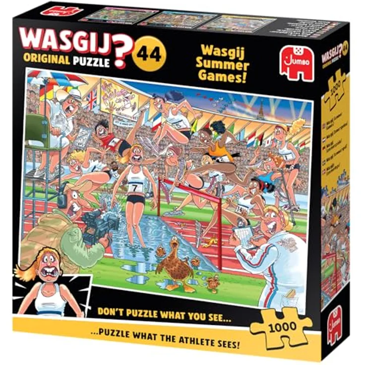 Wasgij Original 44 Summer Games!, Puzzle mit 1000 Teilen und aufregendem Sportmotiv
