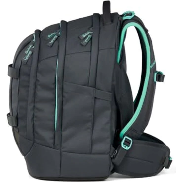 Satch Pack Schulrucksack Set 3tlg. inkl. Schlamperbox und Sportbeutel, 30 Liter Volumen, Mint Phantom – Bild 3