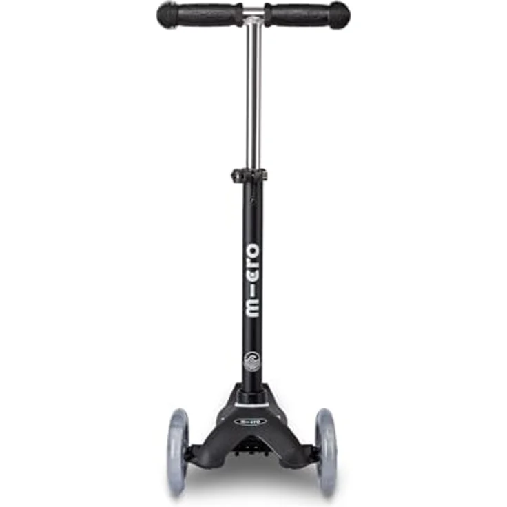MICRO Micro Mobility Mini Micro Deluxe Black, Tretroller aus recyceltem Plastikmüll, verstellbare Lenkerhöhe, 67cm – Bild 5