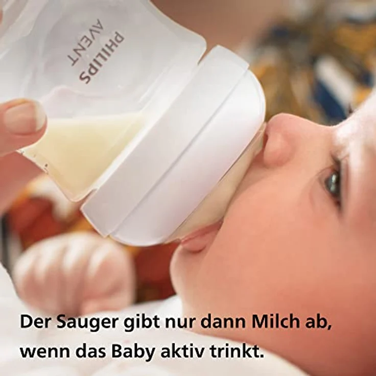 Philips Avent Babyflaschen Natural Response – 3x Babyflaschen, 260 ml, für Neugeborene ab 1 Monat, BPA-frei (Modell SCY903/03) – Bild 3