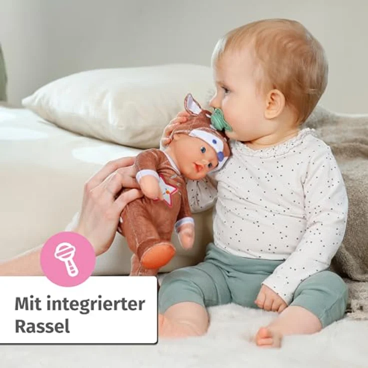 Baby Born Sleepy Reh Babypuppe, 30 cm, mit Rassel im Inneren, waschbar bei 30°C – Bild 3