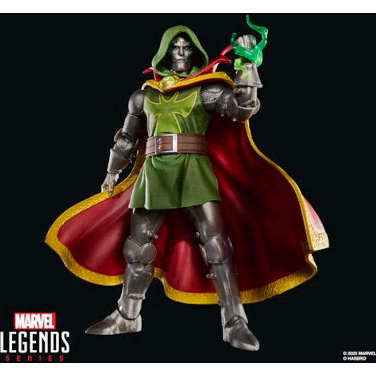 Marvel Press Marvel Legends Series Emperor Doom Action-Figur, 15 cm mit 4 Zubehörteilen und über 20 Beweglichkeitspunkten – Bild 3