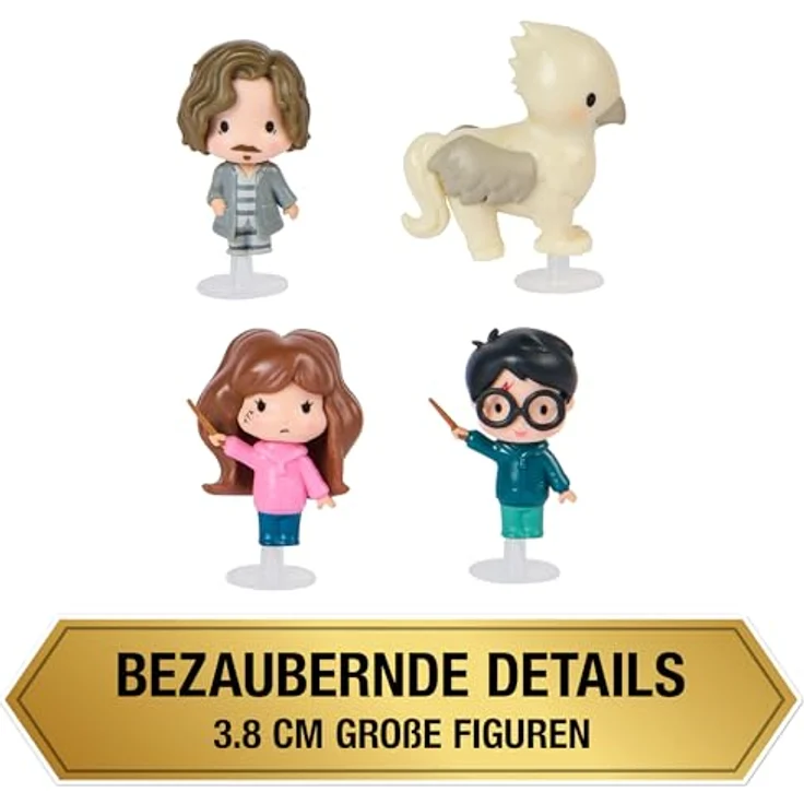 Wizarding World Harry Potter Micro Magical Moments Sammelfiguren Geschenkset "Der Gefangene von Azkaban", 4 Figuren mit Setzkasten und Halterungen, ab 6 Jahren – Bild 3