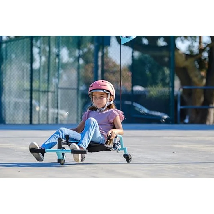 Razor Crazy Cart Shuffle, Kinderbetriebenes Drifting-Go-Kart mit 5 Längeneinstellungen und Hochleistungs-Polyurethanrädern – Bild 6