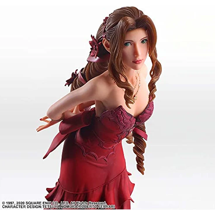 SQUARE ENIX FINAL Fantasy VII – Remake Static Arts Aerith Gainsborough Kleid, detailreiche Sammelfigur – Bild 2