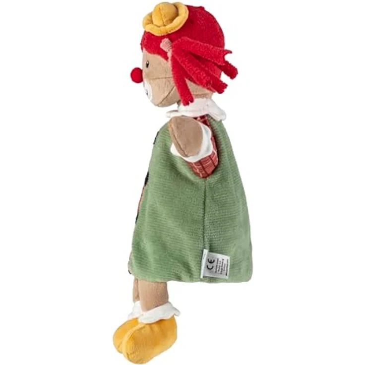 Sterntaler Handpuppe Clown, weiches Kinder Spielzeug für Puppentheater, Sprachförderung & Kuscheln, mehrfarbig – Bild 3