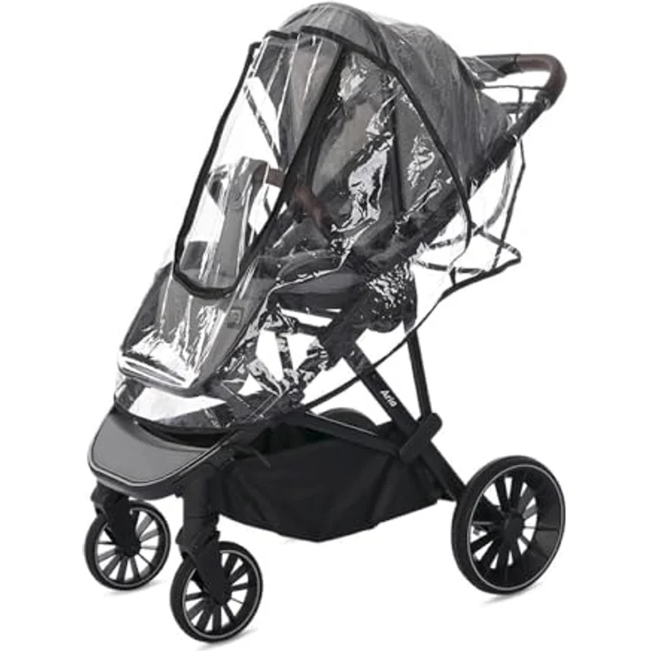 Lorelli Kinderwagen Regenschutz für Kinderwagen oder Buggy universal Regenhaube, transparentejsicher, großzügig anpassbar – Bild 1