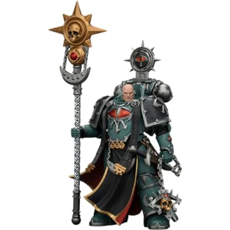 JOYTOY Warhammer The Horus Heresy Actionfigur Sons of Horus Dark Emissary Consul, 12 cm, detailreich und voll beweglich mit Stab der Dunklen Macht – Bild 1