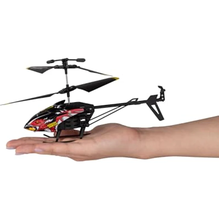 Revell Control RC Helicopter Dragon Hunter, 3-Kanal GHz-Fernsteuerung, Elektronischer Gyro, Stabiles Rumpfwerk, Ersatzrotoren Inklusive, LiPo Akku und Ladegerät, 23 cm, Ab 8 Jahren – Bild 4