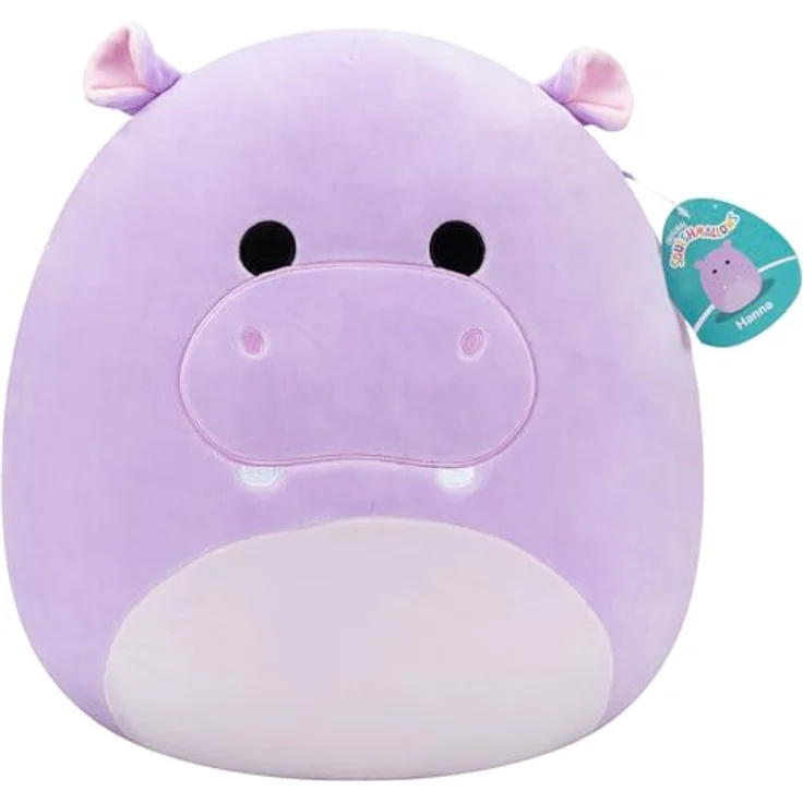 Squishmallows Hanna das lila Nilpferd 40 cm, offizielles Jazwares Plüsch, superweiches Kuscheltier – Bild 2