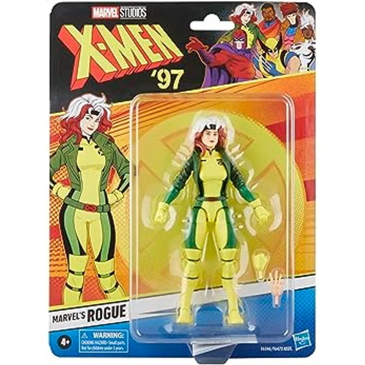 Hasbro Marvel Legends Series Marvel's Rogue, X-Men '97 Action-Figur, 15 cm mit austauschbaren Händen und beweglichen Gliedmaßen – Bild 2
