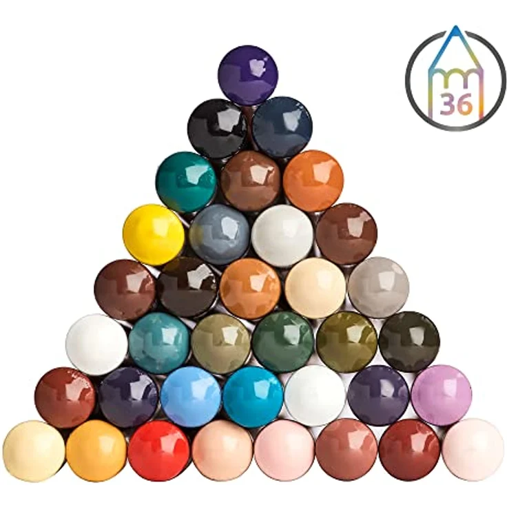 Derwent Lightfast Buntstifte, 36 Stück im Metalletui, 4 mm Runder Kern in Premium-Stärke, Cremige Textur, Professionelle Qualität, 2302721, 36 lebendige Farben – Bild 3
