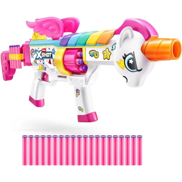 ZURU XShot Big Rizz Blaster - Blastercorn mit geflügeltem Design, geeignet ab 3 Jahren