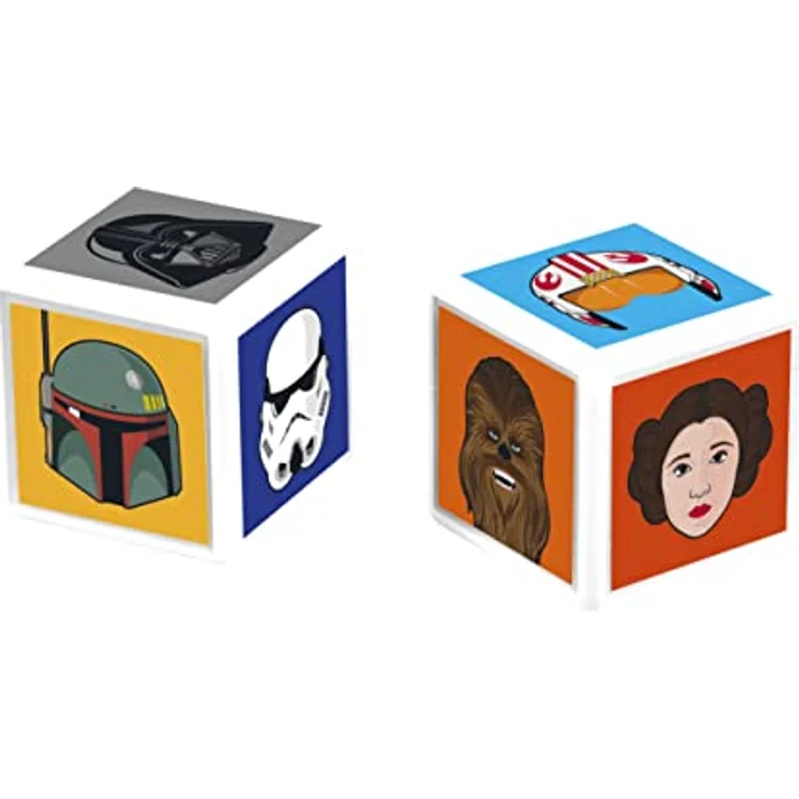 Top Trumps Match Star Wars The Crazy Cube Game, Würfelspiel mit 15 Lieblingscharakteren wie Kylo Ren, Boba Fett, Chewbacca und Darth Maul, ab 4 Jahren – Bild 3
