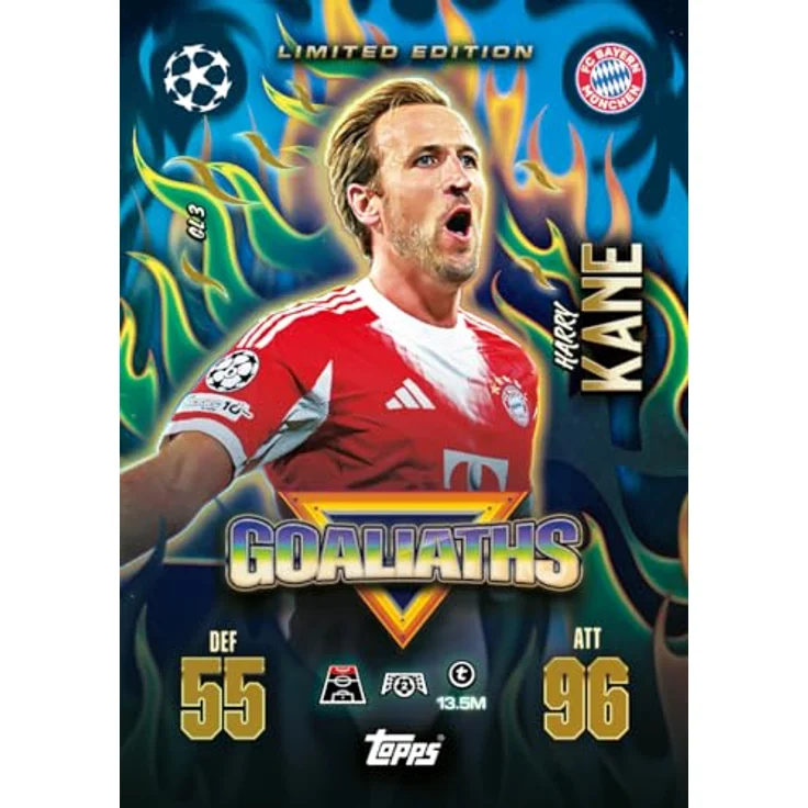 Topps Match Attax Champions League 2025/26 EXTRA, 1 Mega Tin Box mit 48 Sammelkarten und 3 LIMITED EDITION Karten, zufällige Auswahl – Bild 6