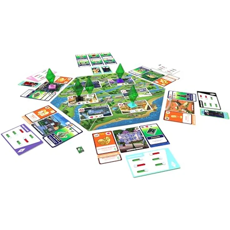 Goliath Die Sims - Brettspiel | Verwalten Sie Bedürfnisse & Erfüllen Sie Bestrebungen, für 2-5 Spieler, ab 12 Jahren – Bild 4