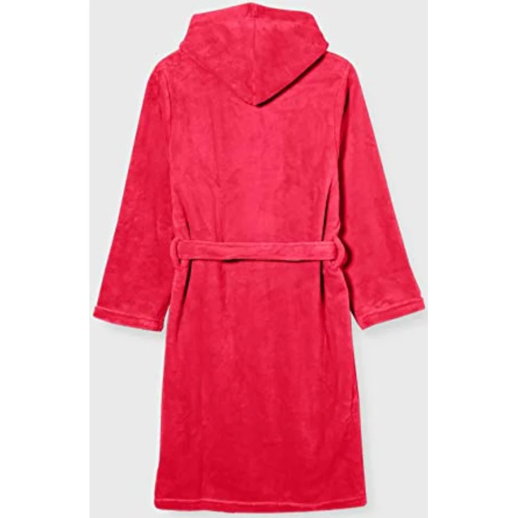 Playshoes Fleece-Bademantel uni pink – Bild 4