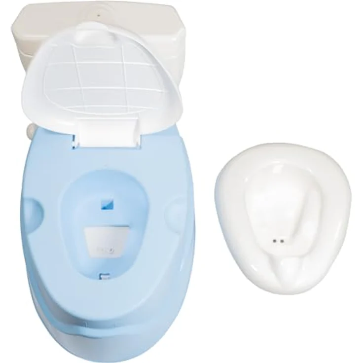 Lemodo Toilettentrainer Töpfchen für Kinder ab 18 Monate, mit Musik, herausnehmarem Innenbehälter, in pink, blau oder grau – Bild 4