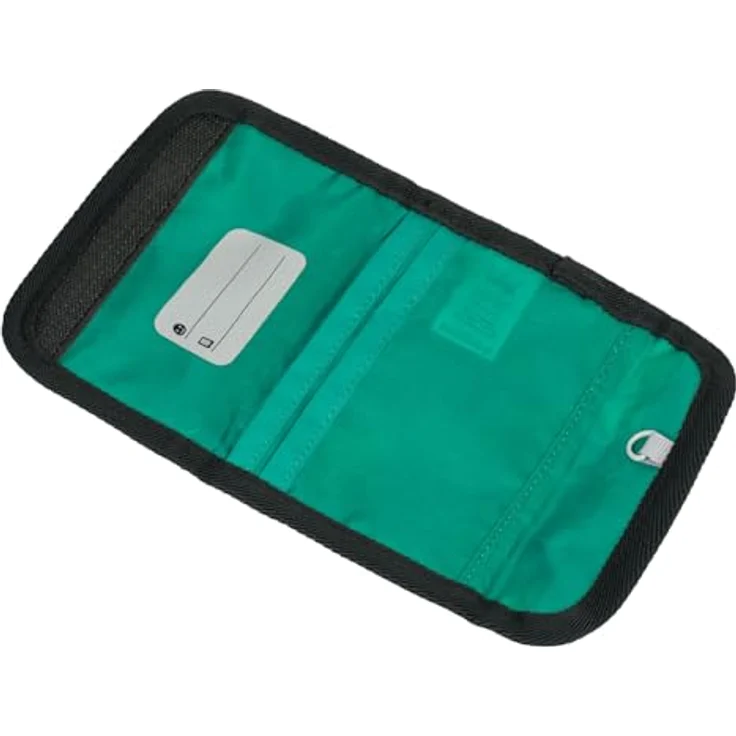 Baagl Brustbeutel Kinder Geldbörse Mini Portemonnaie - Chill, strapazierfähiges Polyester, 14,5 x 8,5 cm, mit Kordel und Münzfach – Bild 3