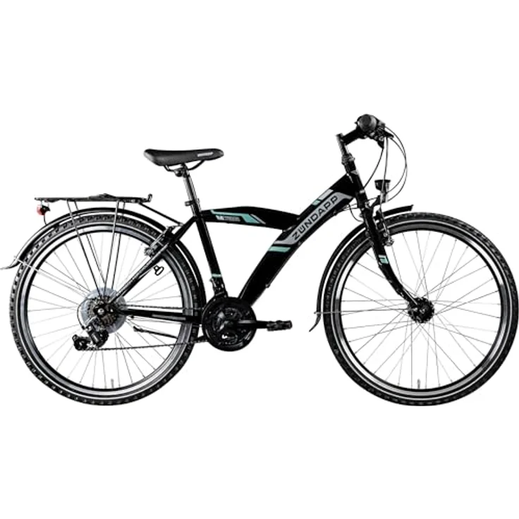 ZÜNDAPP M726 Mountainbike 26 Zoll Fahrrad 160-175 cm MTB Hardtail Jugendfahrrad 21 Gang Shimano (schwarz, 43 cm) – Bild 2