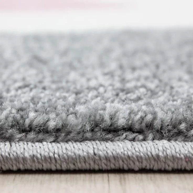 Carpetsale24 Kinderteppich Katzenmotiv, Rosa 120x170 cm, OEKO-TEX zertifiziert, pflegeleichte Oberflächen, flauschige Florhöhe 11 mm – Bild 3