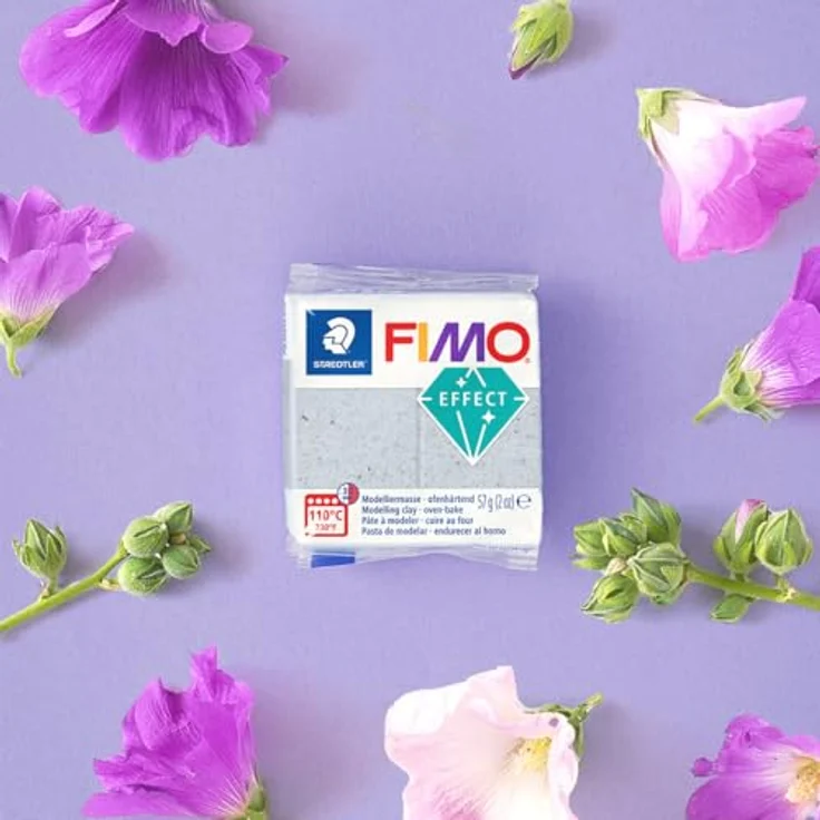 FIMO Modelliermasse effect 8010 Botanical, 57 g - Natürliche botanische Farben, vielseitig einsetzbar – Bild 5