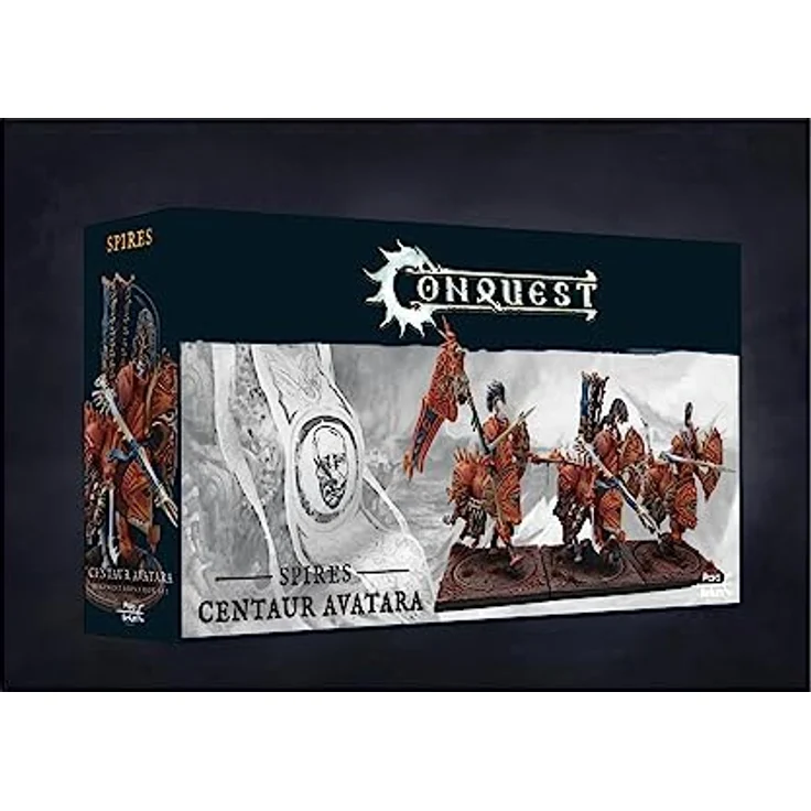 Para Bellum Wargames Spires: Centaur Avatara - 3 Modelle pro Pack, inklusive Kommandos erweiterung und Regimentsständer, 1 iCard – Bild 1