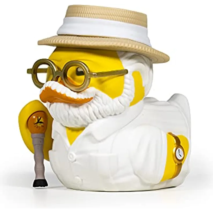 TUBBZ Box-Ausgabe Dr John Hammond Sammler-Vinyl-Gummiente Figur - Offizielles Jurassic Park Merchandise