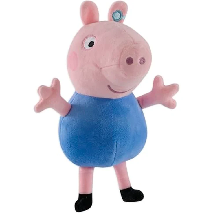 Chillfactor Peppa Pig Plüschfigur George, sprechendes Kuscheltier mit 7 Phrasen und Geräuschen, weich und kuschelig – Bild 4