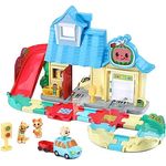 VTech Tut Tut Baby Flitzer - CoComelon JJs Spielhaus Schienenset – Interaktives Spielset mit JJs Familienauto, Codys Katze und Hund Bingo – Für Kinder von 1,5-5 Jahren