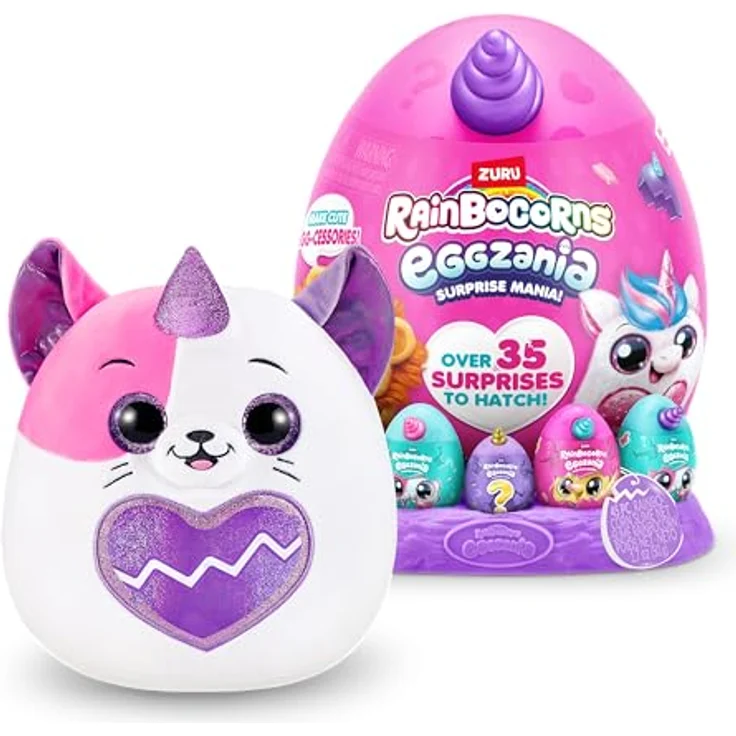 Rainbocorns Eggzania Surprise Mania Kittencorn, über 20 Überraschungen, Plüschtier und Accessoires (Kätzchen) – Bild 4
