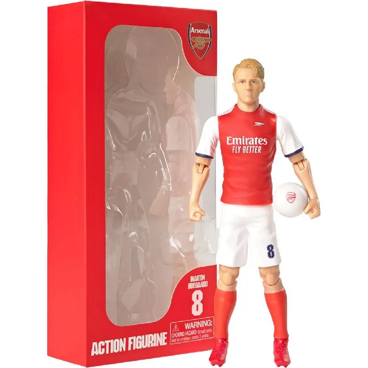 Banbo Toys Arsenal Odegaard Actionfigur, 20cm, detailreiche Nachbildung aus hochwertigem PVC mit vollständiger Beweglichkeit