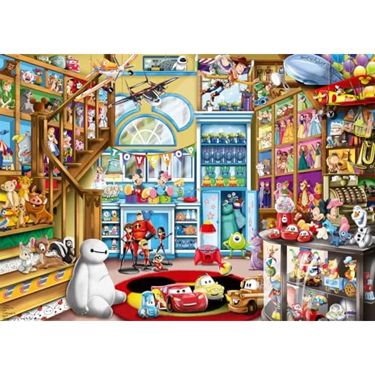 Ravensburger Puzzle 12000527 - Im Spielzeugladen - 1000 Teile Puzzle für Erwachsene und Kinder ab 14 Jahren, Disney Puzzle, Disney Geschenke