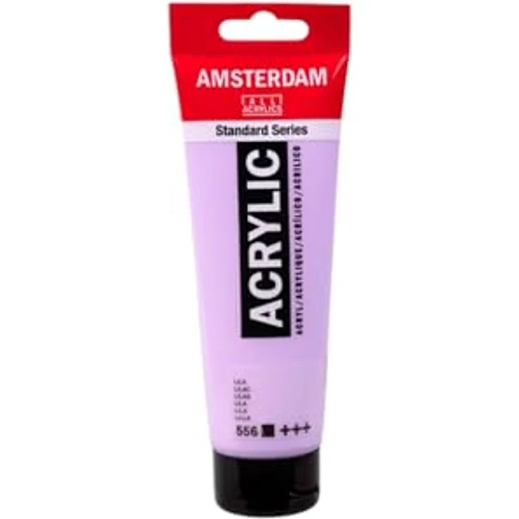 Amsterdam Talens Acrylfarbe, 120 ml Künstlerqualität, lichtecht und wasserverdünnbar, Lilac – Bild 2